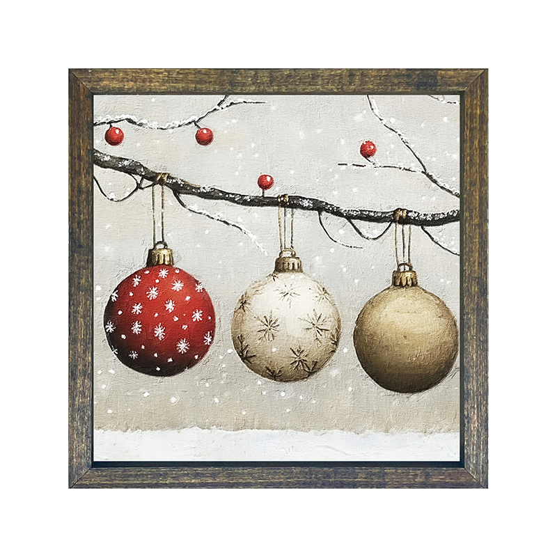 Snowy Ornaments