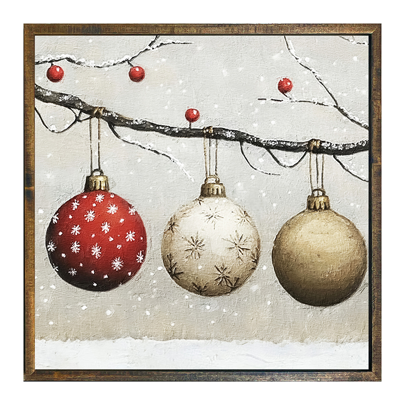 Snowy Ornaments