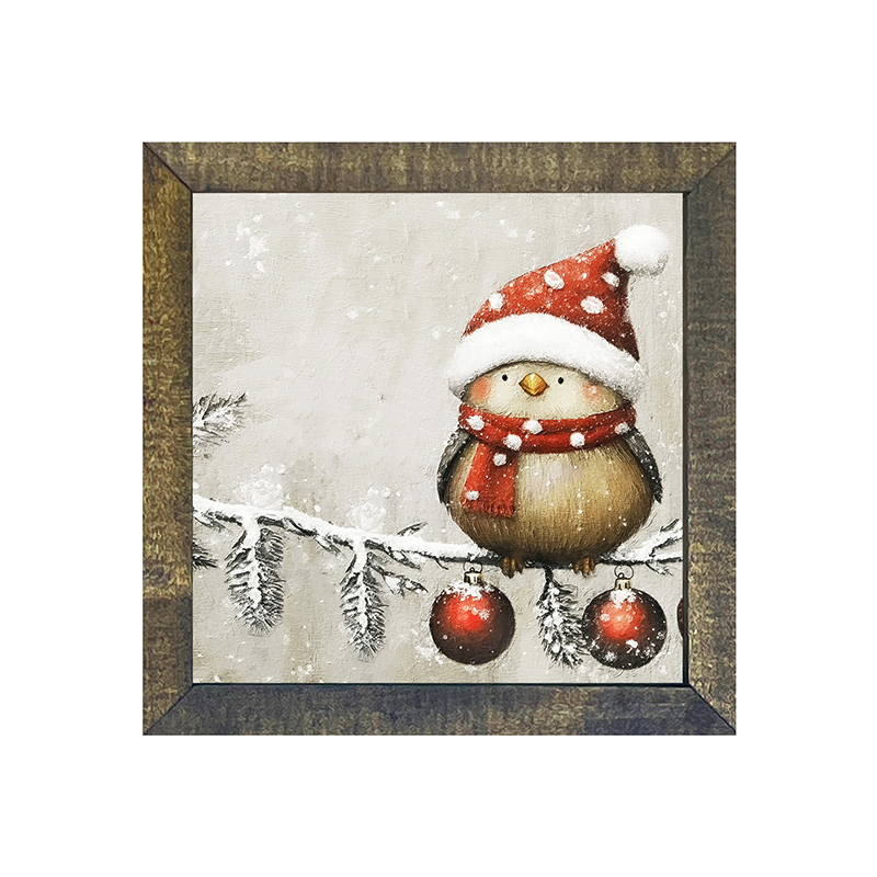 Christmas bird with Ornaments