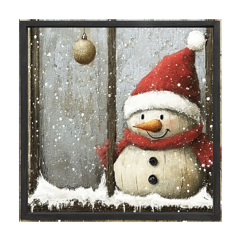 Snowman with Ornaments