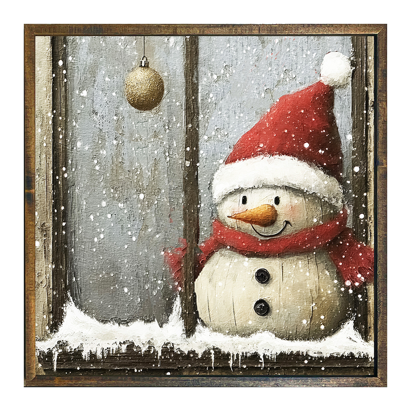 Snowman with Ornaments