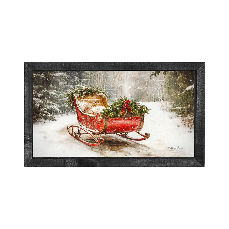 Christmas Sleigh - Horizontal Frame