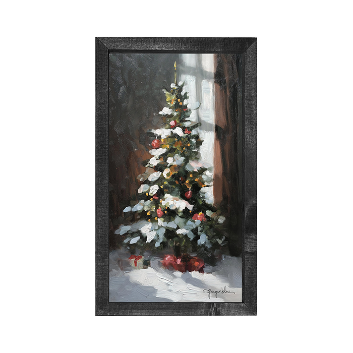 Christmas Tree near Window - Vertical Frame