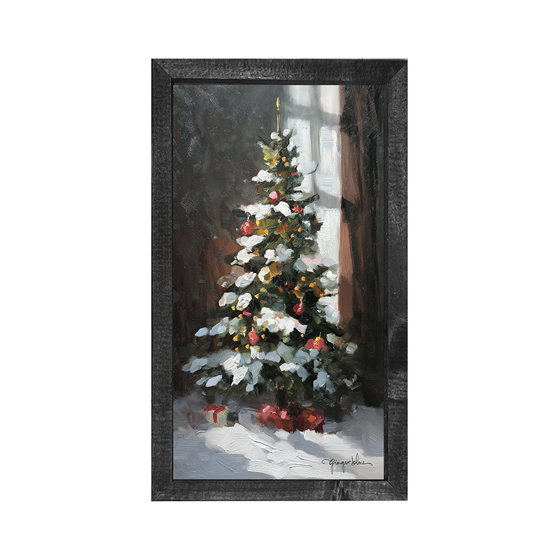 Christmas Tree near Window - Vertical Frame