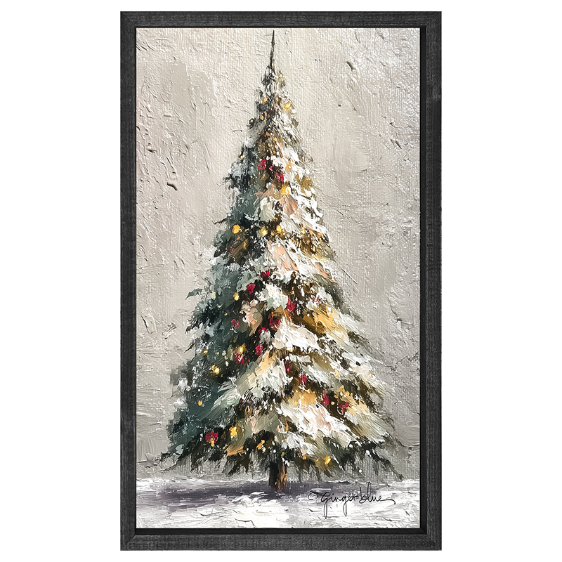 Rustic Christmas Tree - Vertical Frame