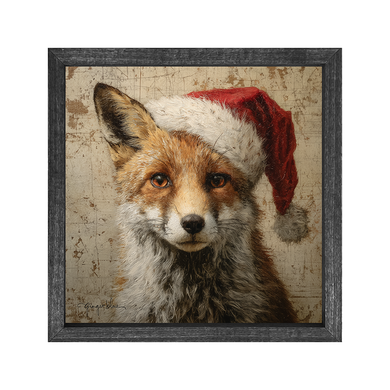 Santa Hat Fox