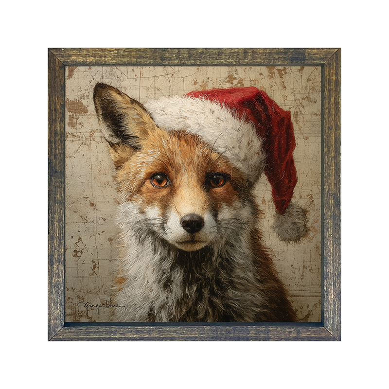Santa Hat Fox