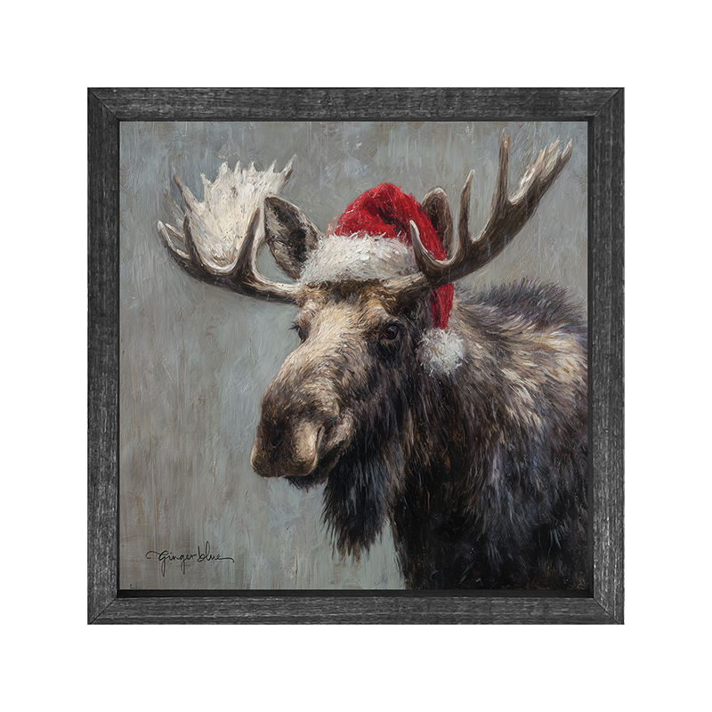 Santa Hat Moose