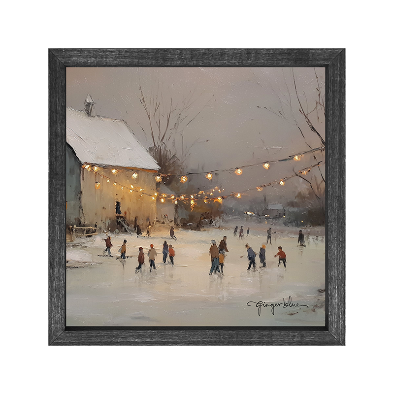 Ice Skating at the Farm