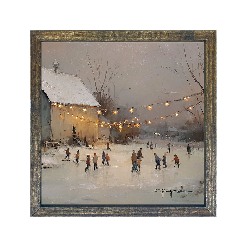 Ice Skating at the Farm