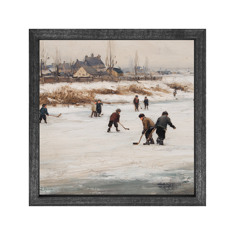 Children Playing Hockey