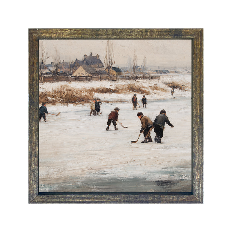 Children Playing Hockey