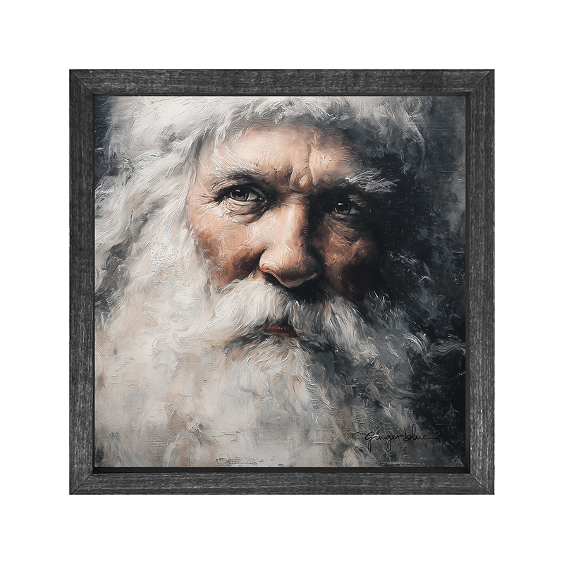 Gazing Santa