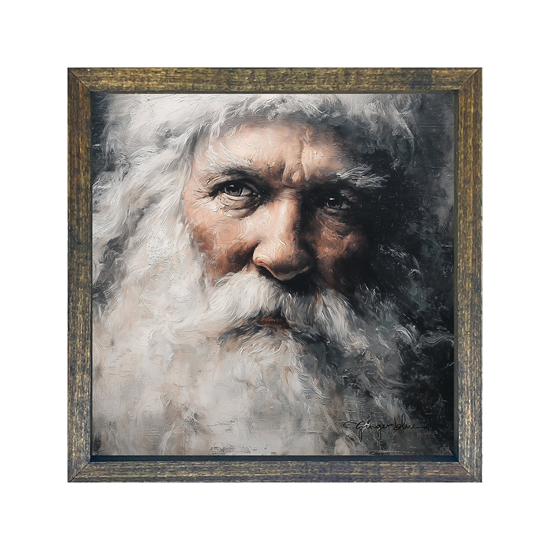 Gazing Santa