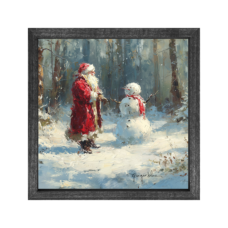 Santa and the Snowman