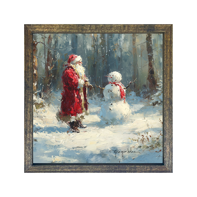 Santa and the Snowman