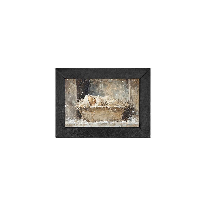 Baby Jesus Sleeping - Horizontal Frame
