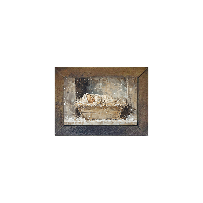 Baby Jesus Sleeping - Horizontal Frame