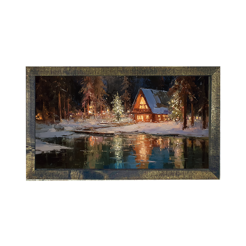 Christmas at the Lake House - Horizontal Frame
