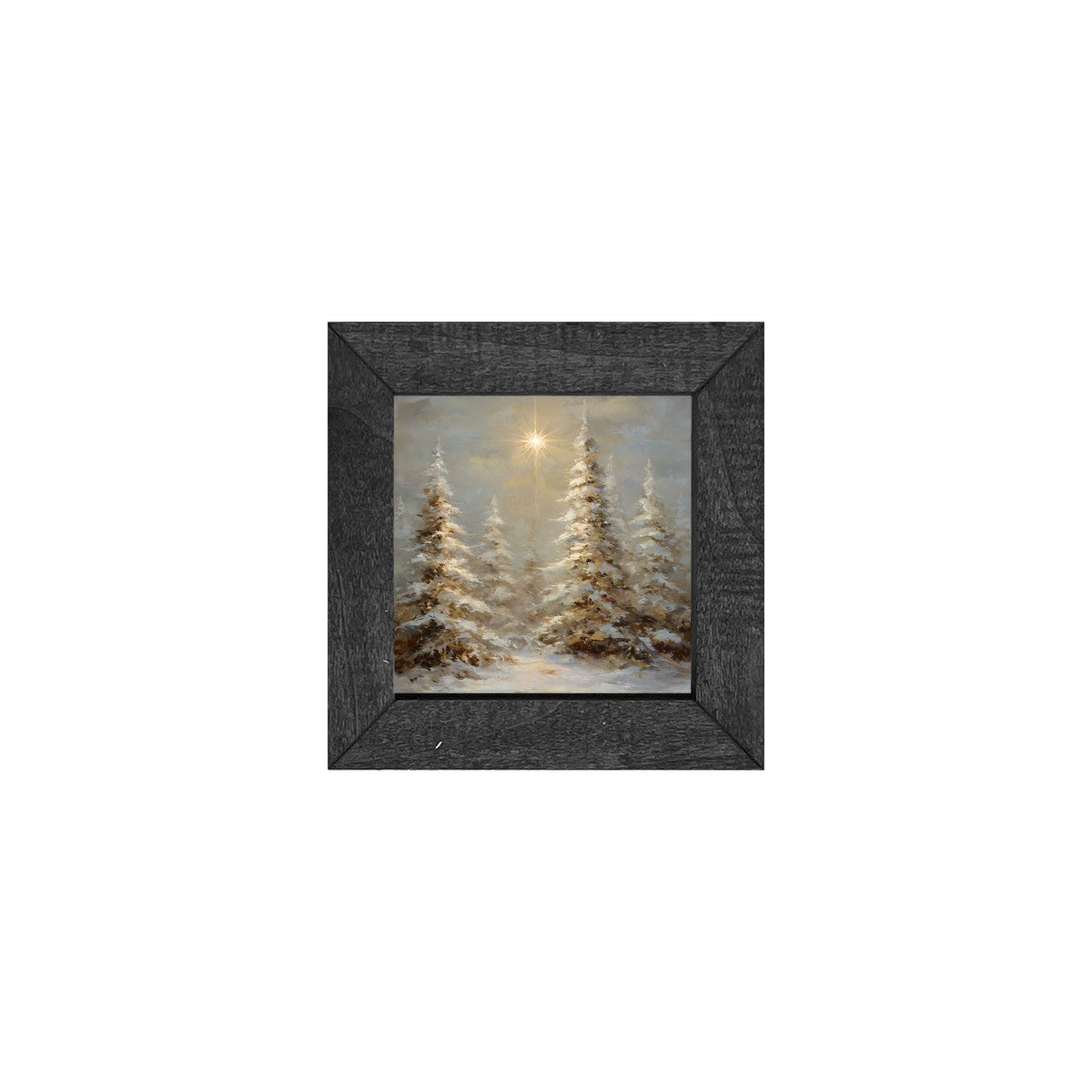 Golden Trees with Shining Light - Gallery Frame