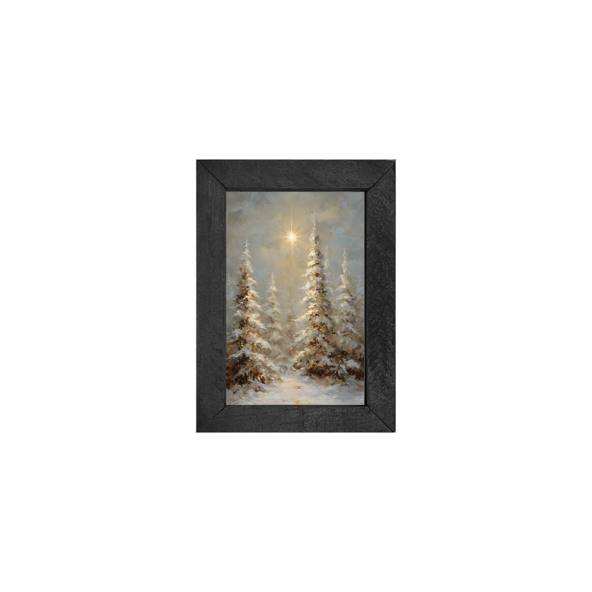 Golden Trees with Shining Light - Portrait Gallery Frame