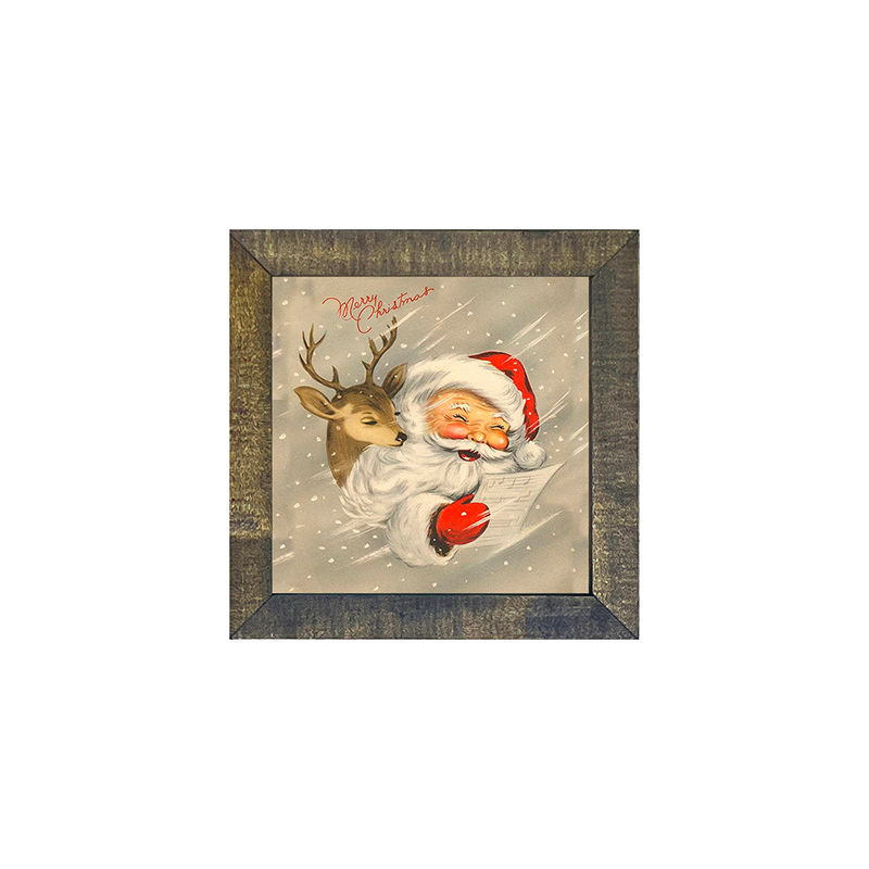 Merry Christmas Santa reindeer