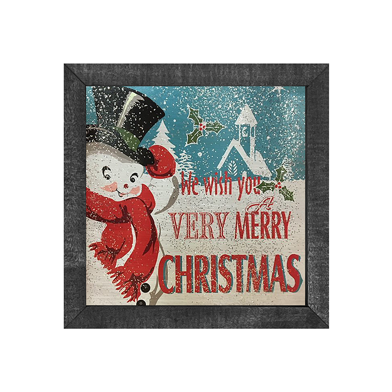 Very merry snowman