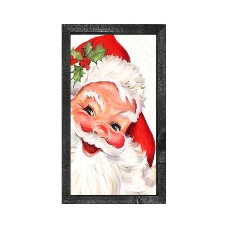 Santa white background H