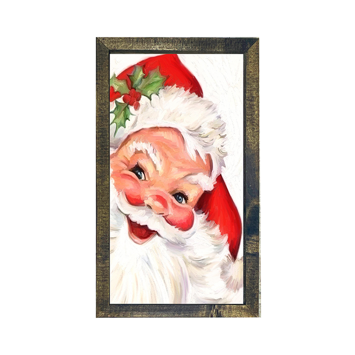 Santa white background H