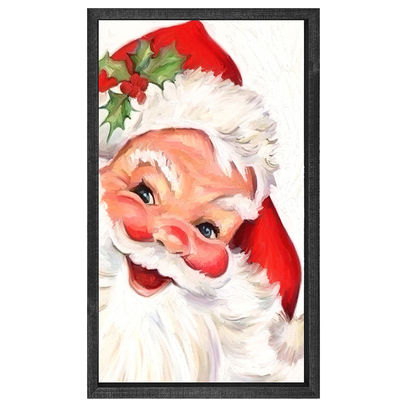 Santa white background H