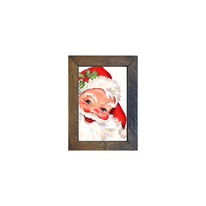 Santa white background H