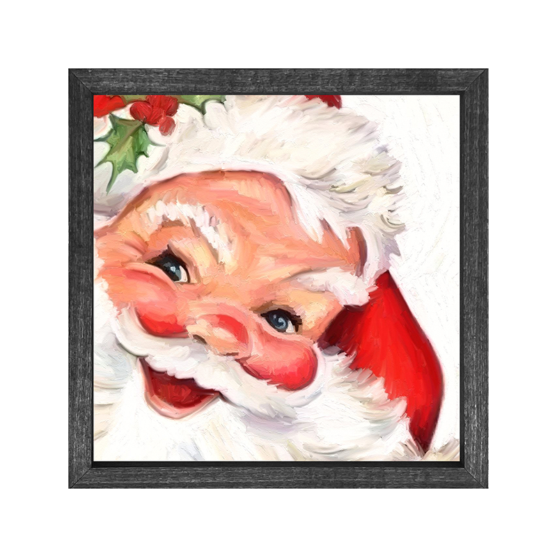 Santa white background