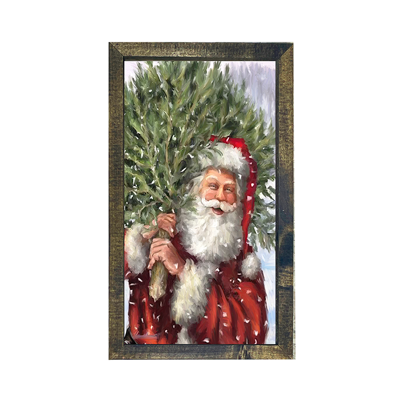 Classic Santa with Tree