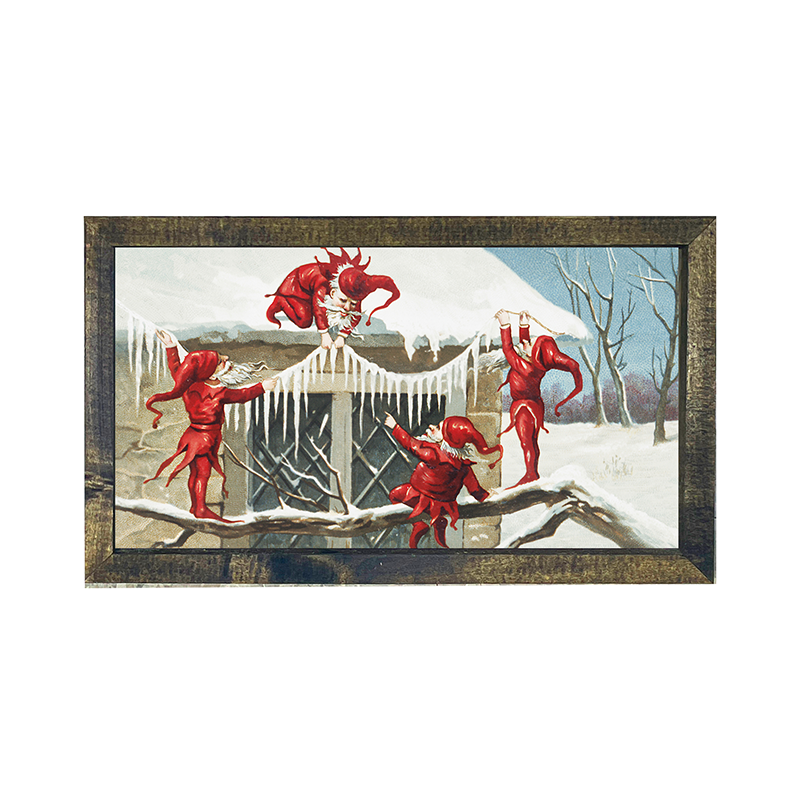 Elves with lights