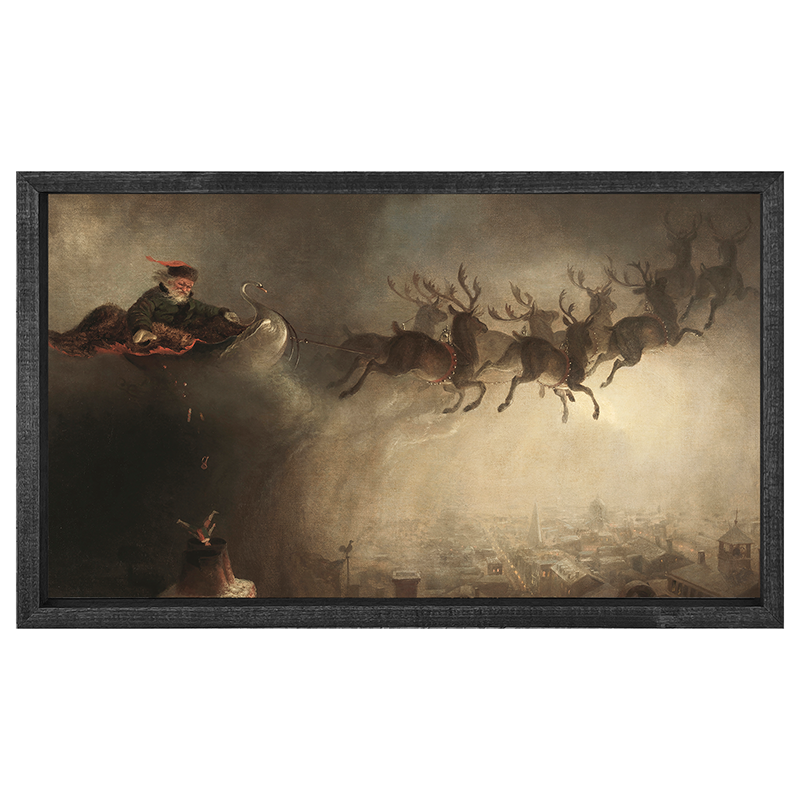 Santa Delivering Presents