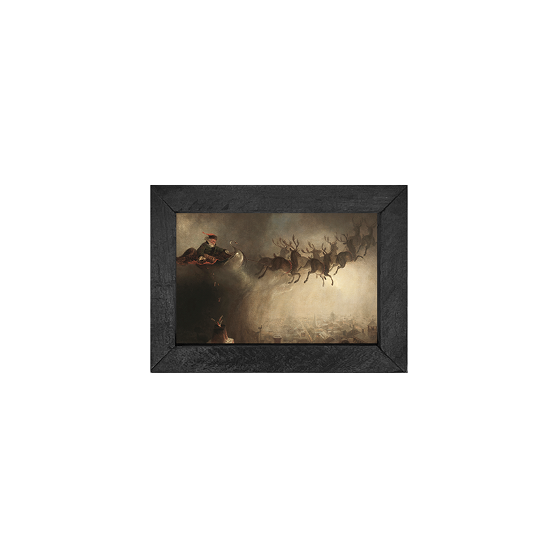 Santa Delivering Presents