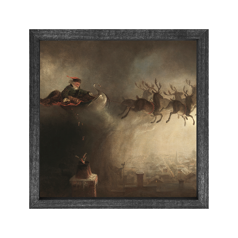 Santa Delivering Presents