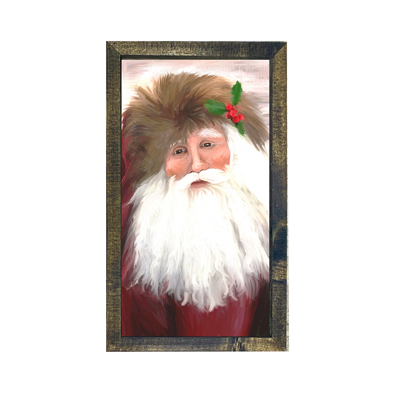 Santa w mistletoe