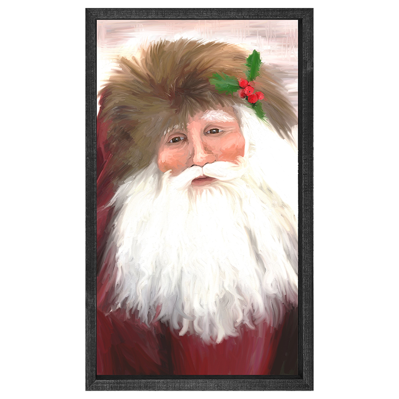 Santa w mistletoe