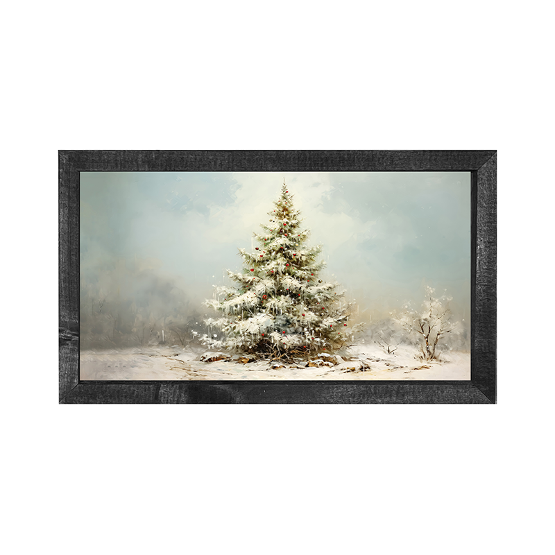 Snowy Christmas tree