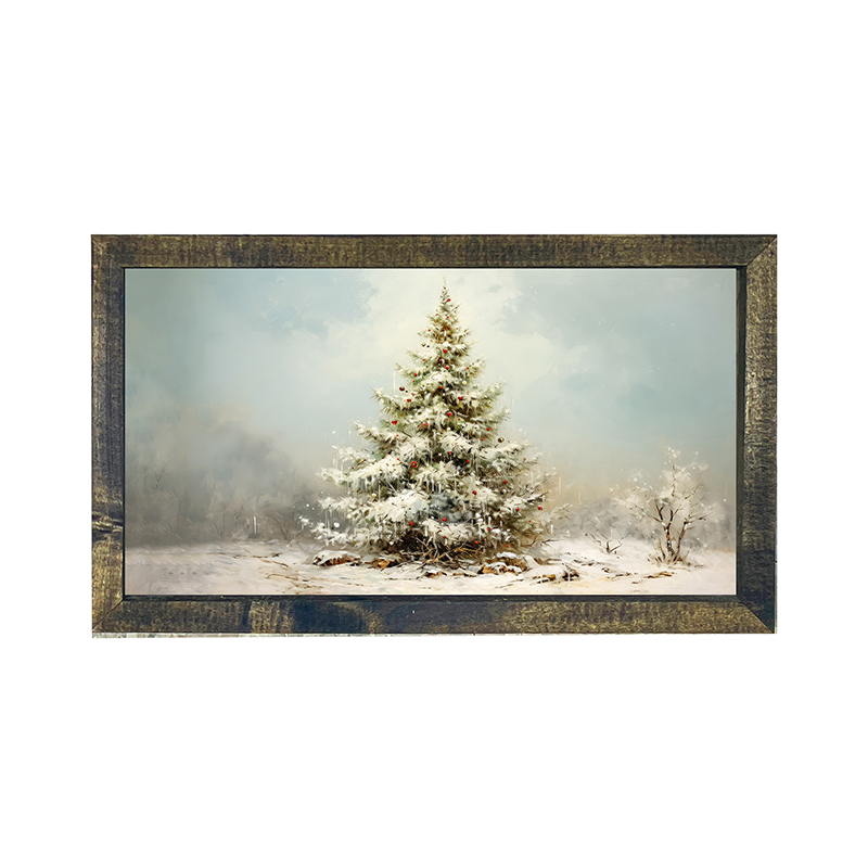 Snowy Christmas tree
