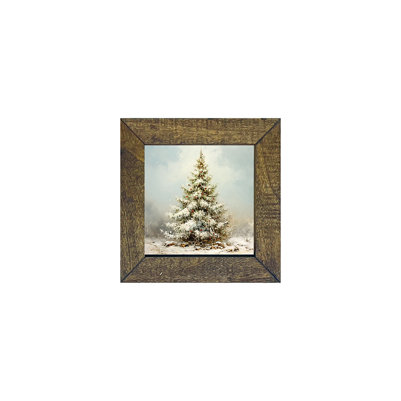 Snowy Christmas tree