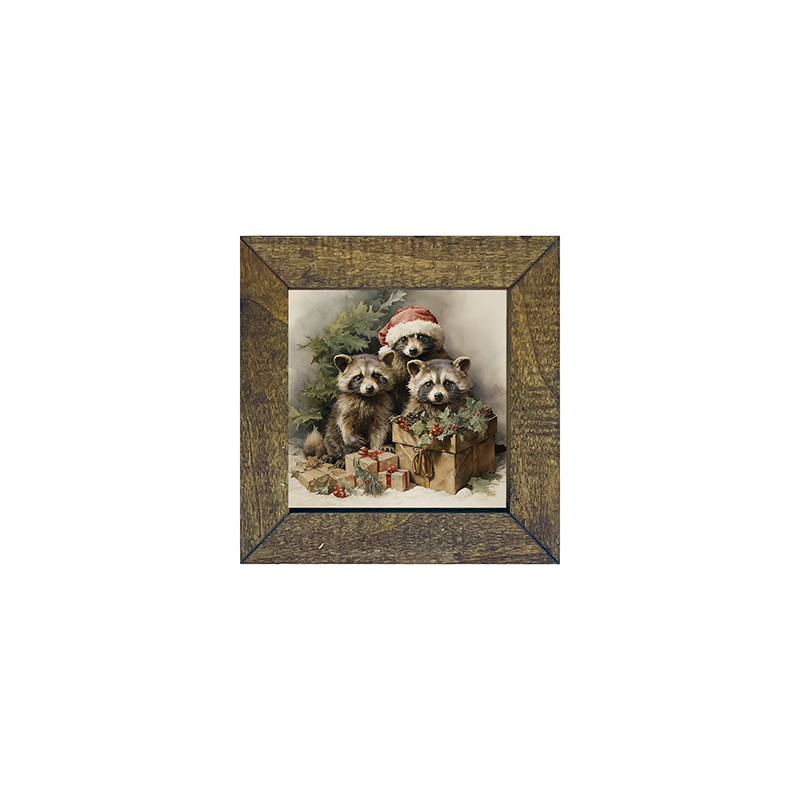 Christmas Raccoons