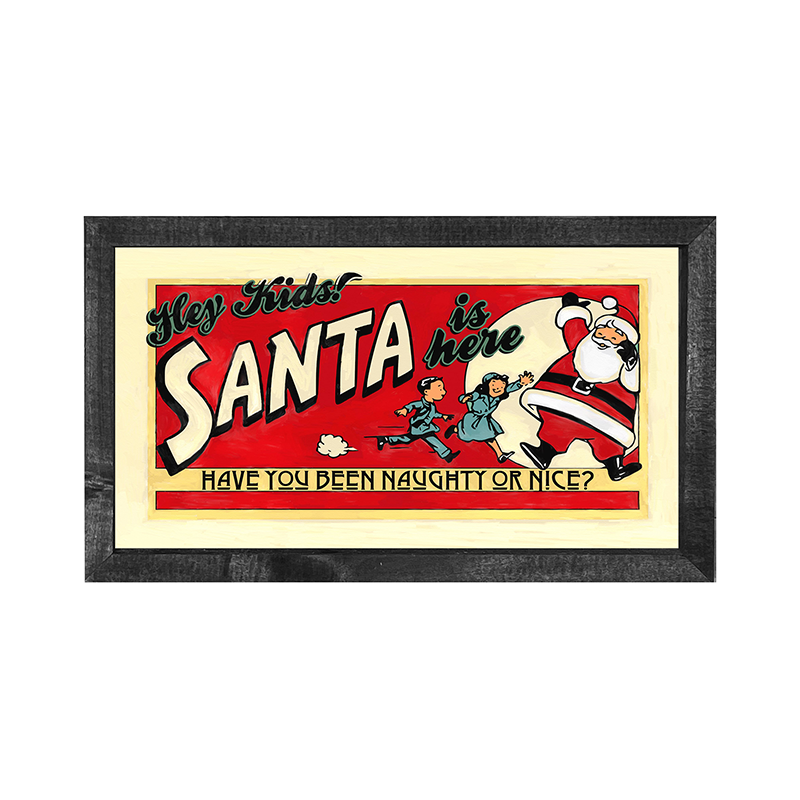 Vintage Santa is coming