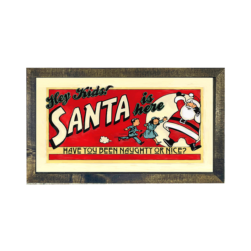 Vintage Santa is coming