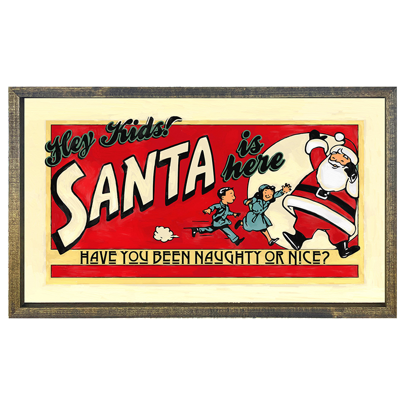 Vintage Santa is coming