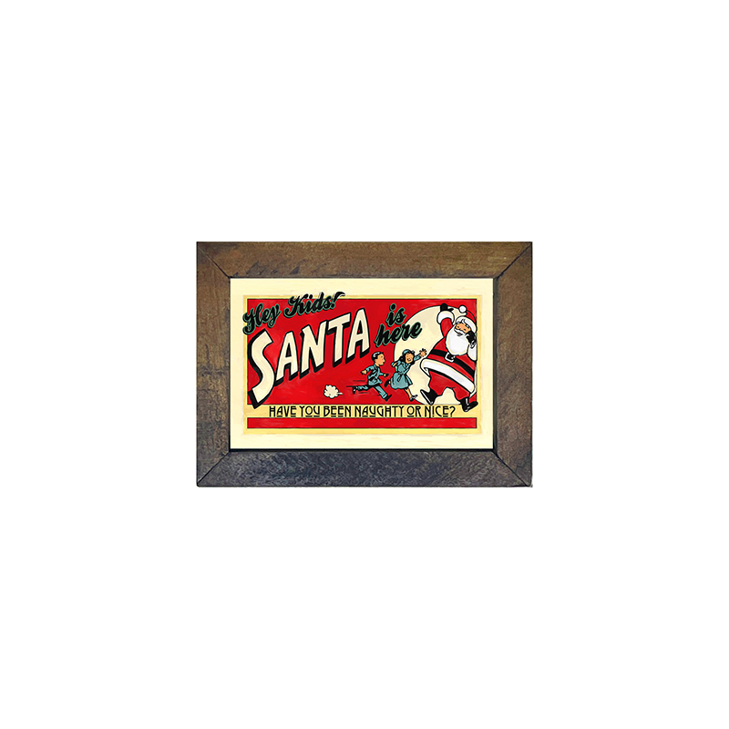Vintage Santa is coming