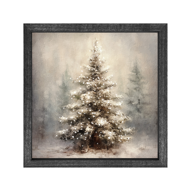 Painted-Light Conifer