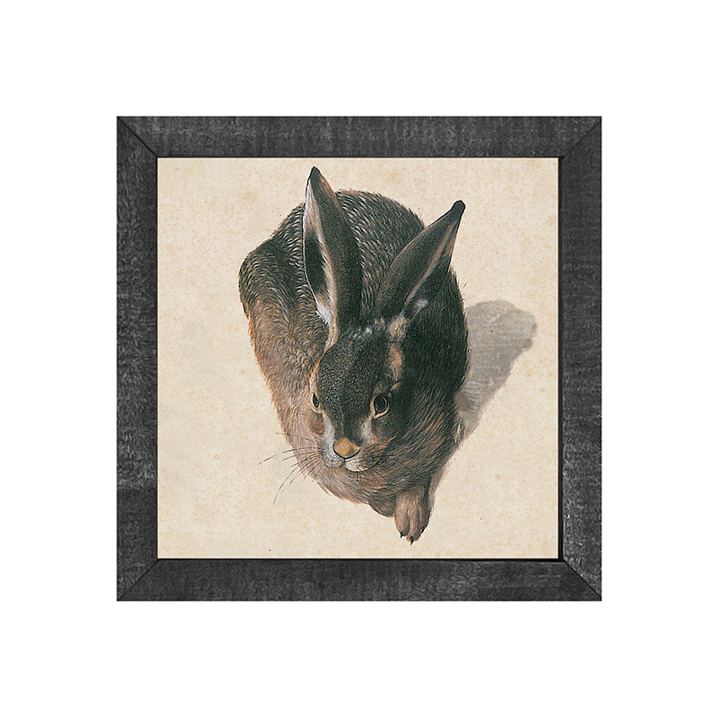 Vintage -dark Brown Bunny long ears