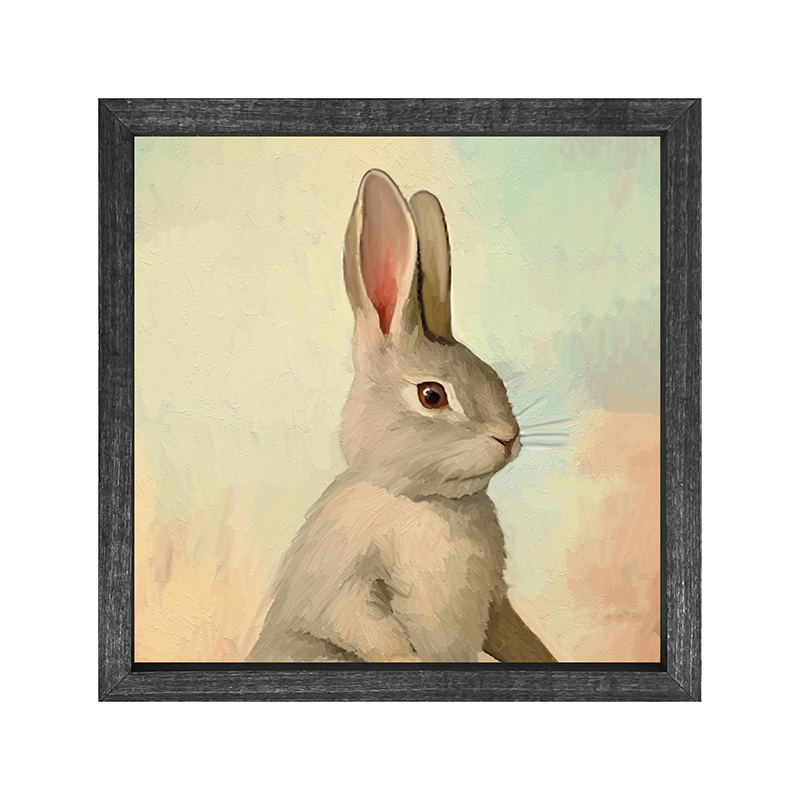 Pastel bunny posing